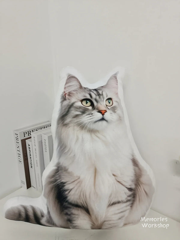 3D Pillow with Custom Pet Portrait Unique Decor