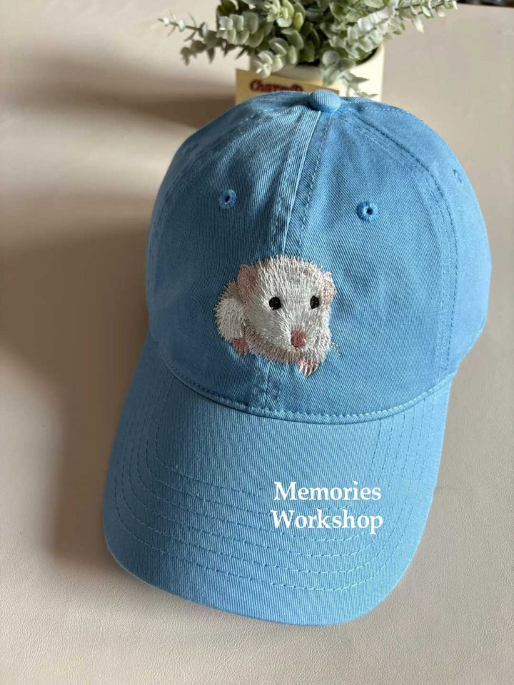 Customized embroidered hat for pets