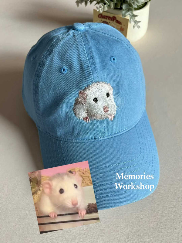 Customized embroidered hat for pets