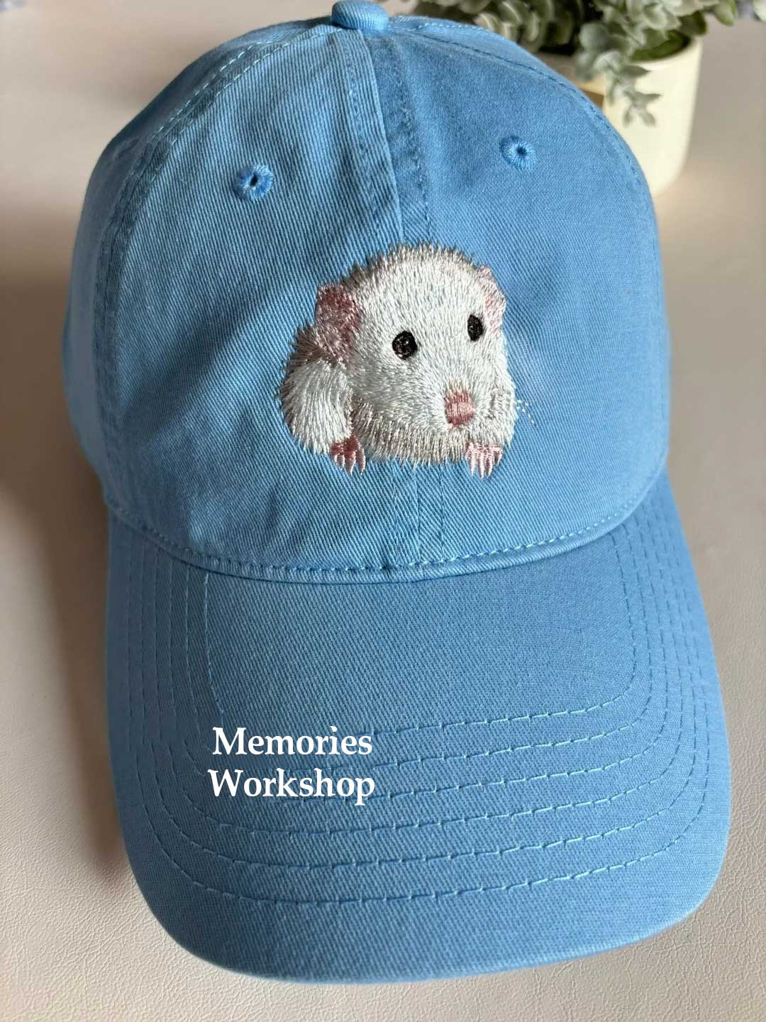 Customized embroidered hat for pets